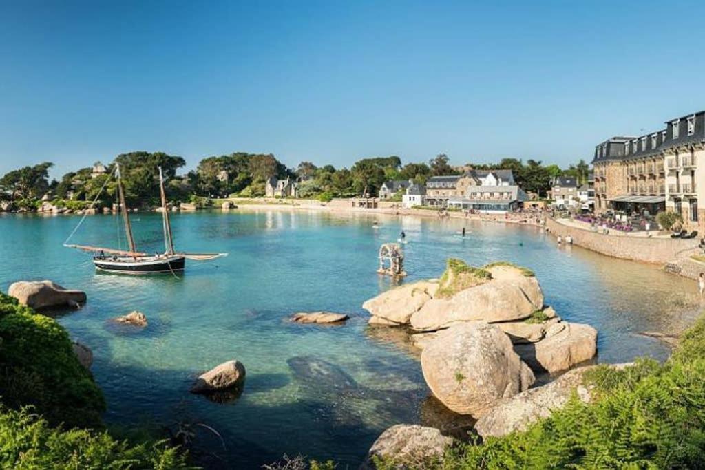 Maison Cote De Granit Rose Avec Spa Perros-Guirec Exteriér fotografie